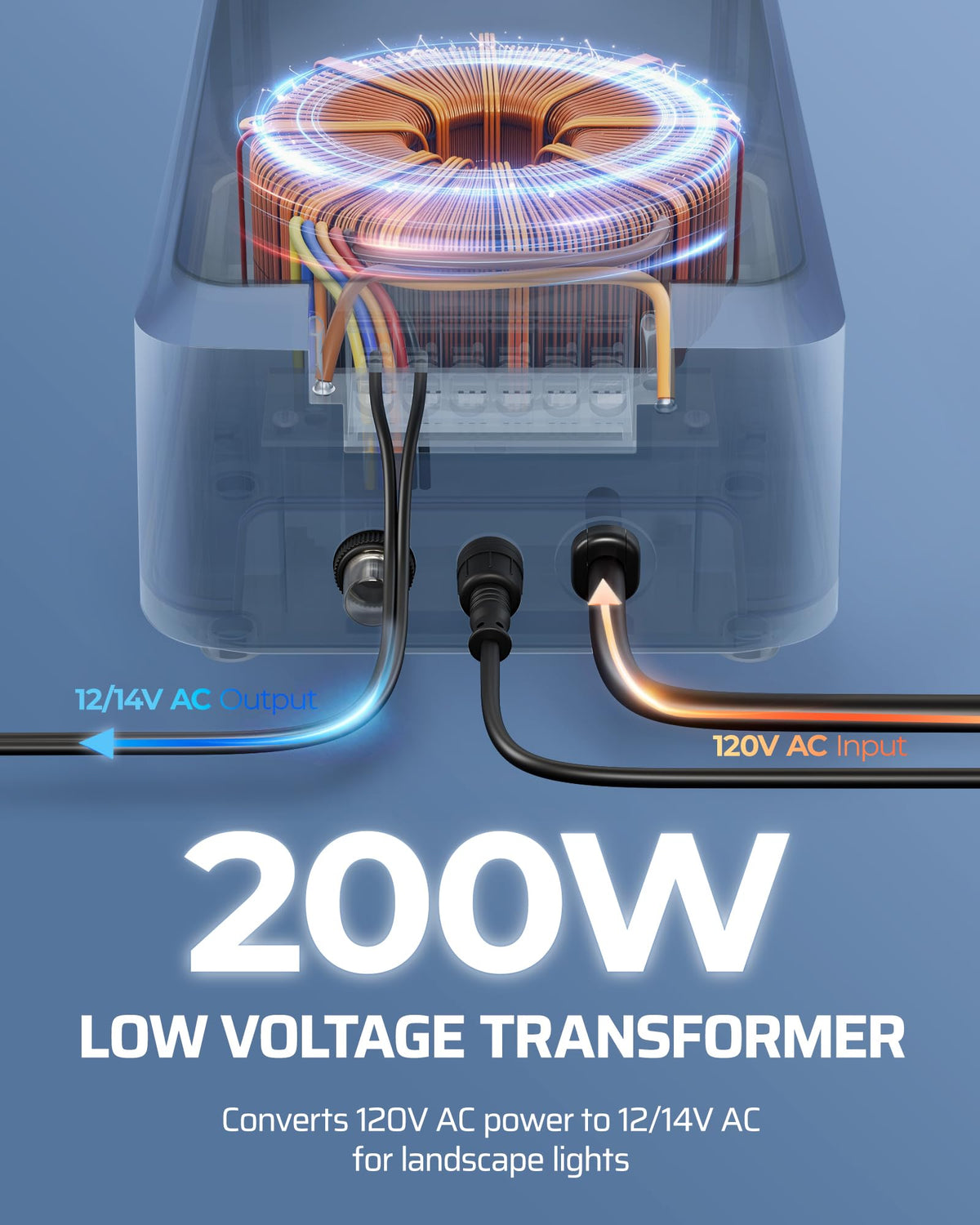 200W Outdoor Low Voltage Transformer X23753