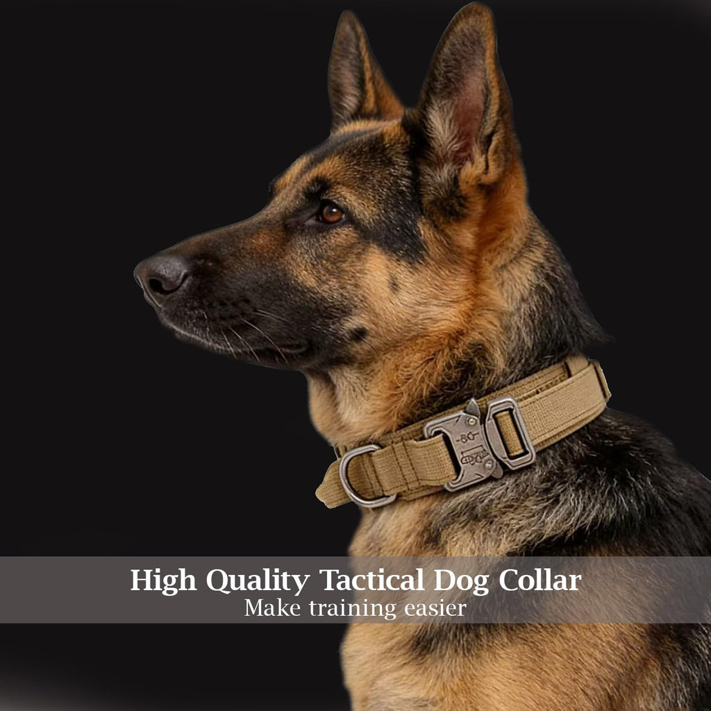 Adjustable Nylon Tactical Dog Collar with Control Handle S14702