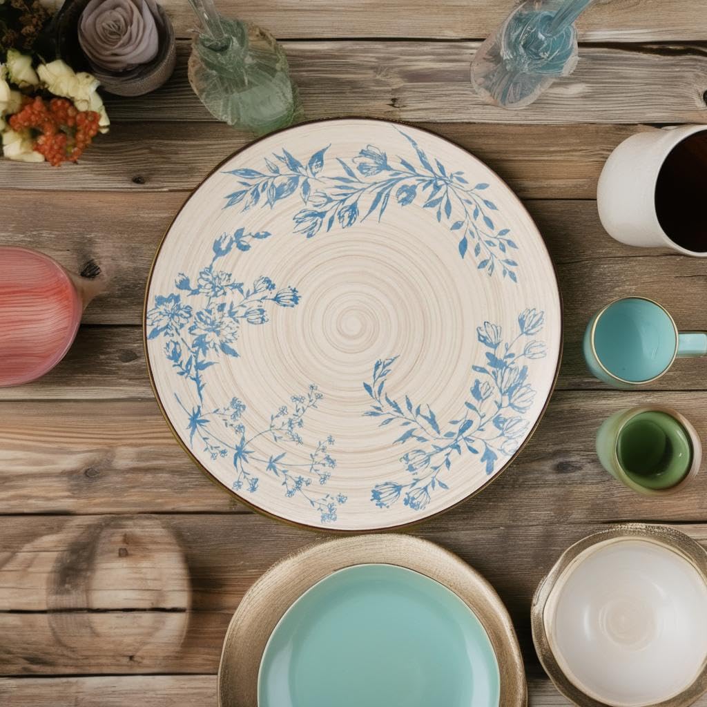 12 Piece Multicolor Dinnerware Set O929591