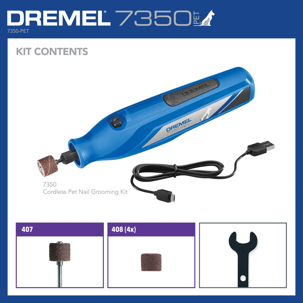 Dog Nail Grinder Pet Grooming Kit I99912