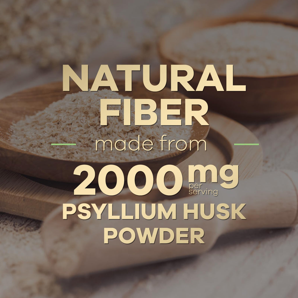 Psyllium Husk Capsules 2000 mg 120 Capsules R5368