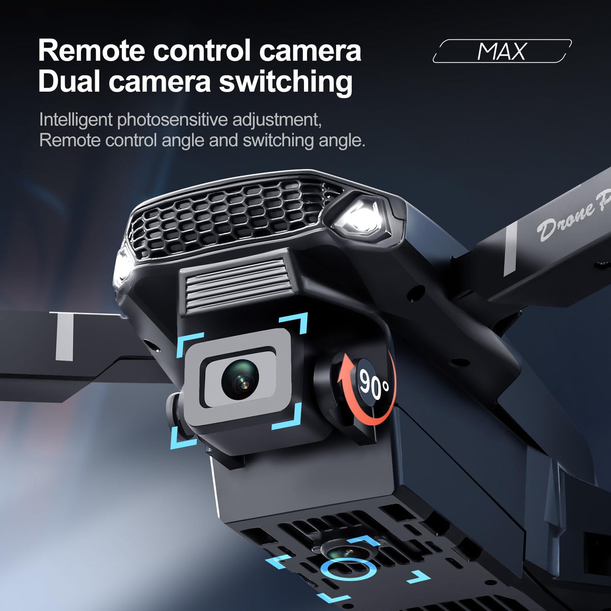 Foldable RC Drone with 720P HD Dual Camera N773139