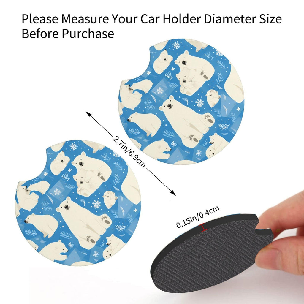 2-Pack Car Coasters D802874