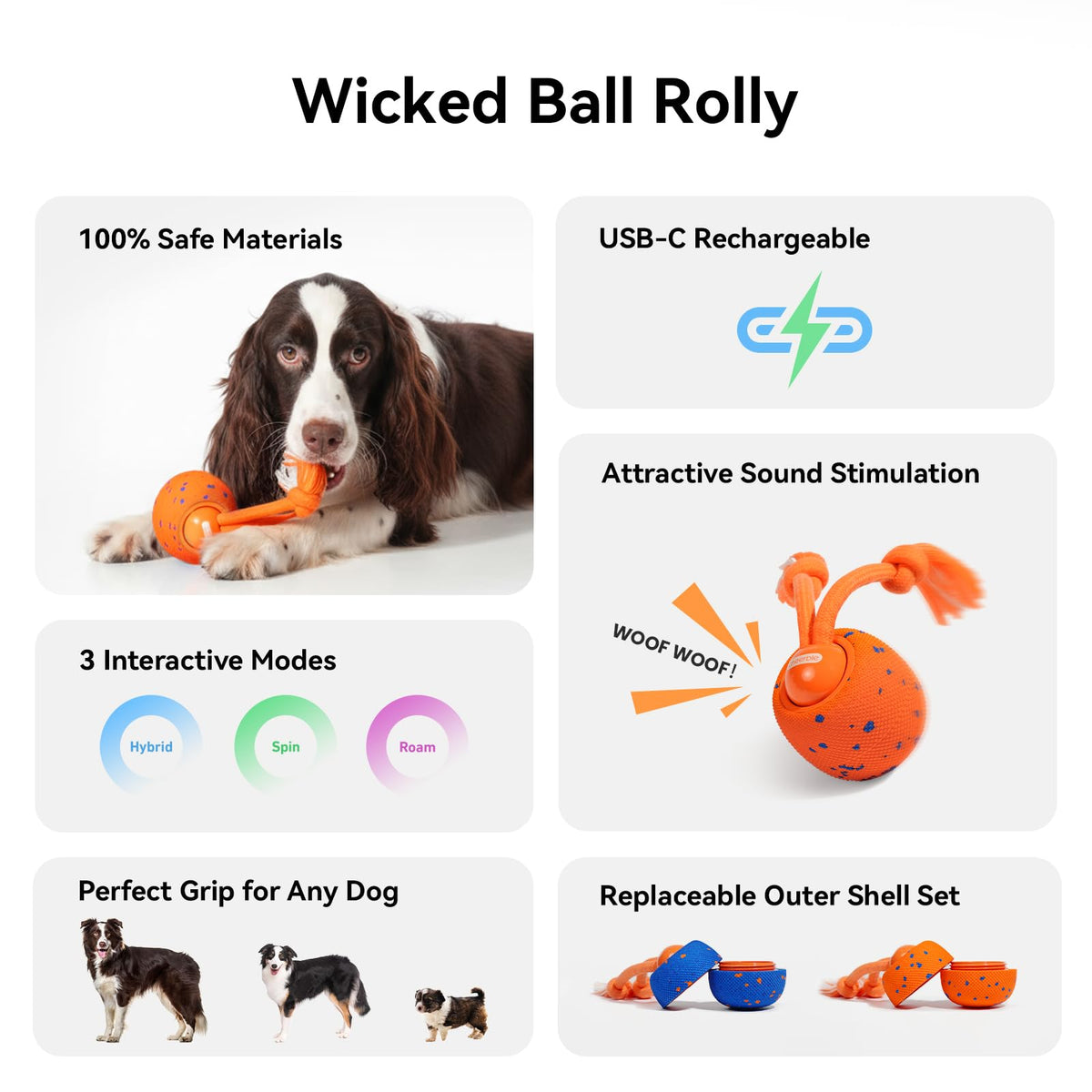 Interactive Dog Ball B586