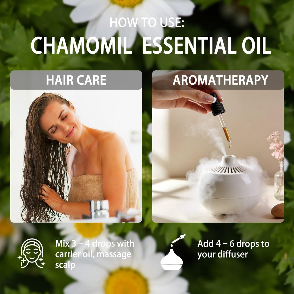 Chamomile and Lavender Essential Oil 4 Fl Oz O97764