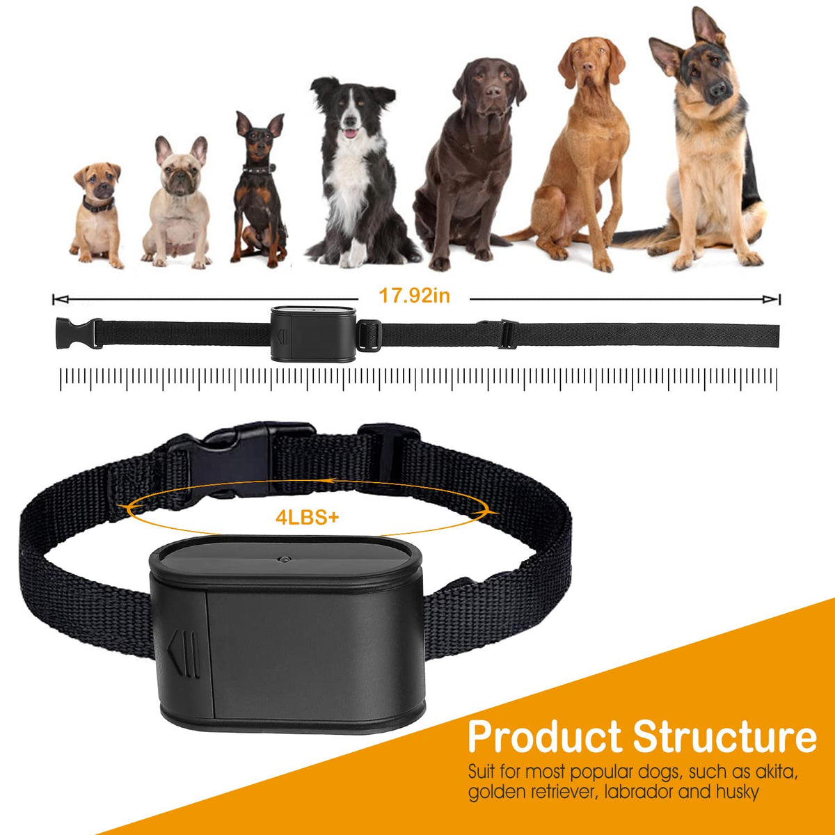 Electric Dog Fence System with 2 Collars T5742