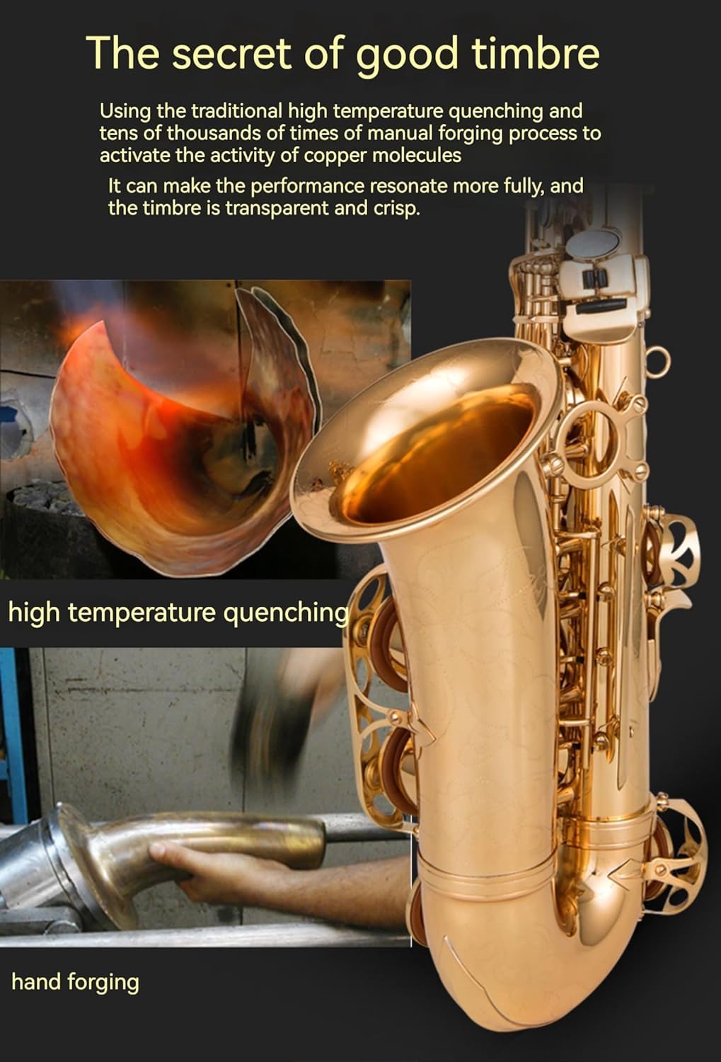 E flat Alto Saxophone with Belt Box, Whistle, Cleaning Suit T1884