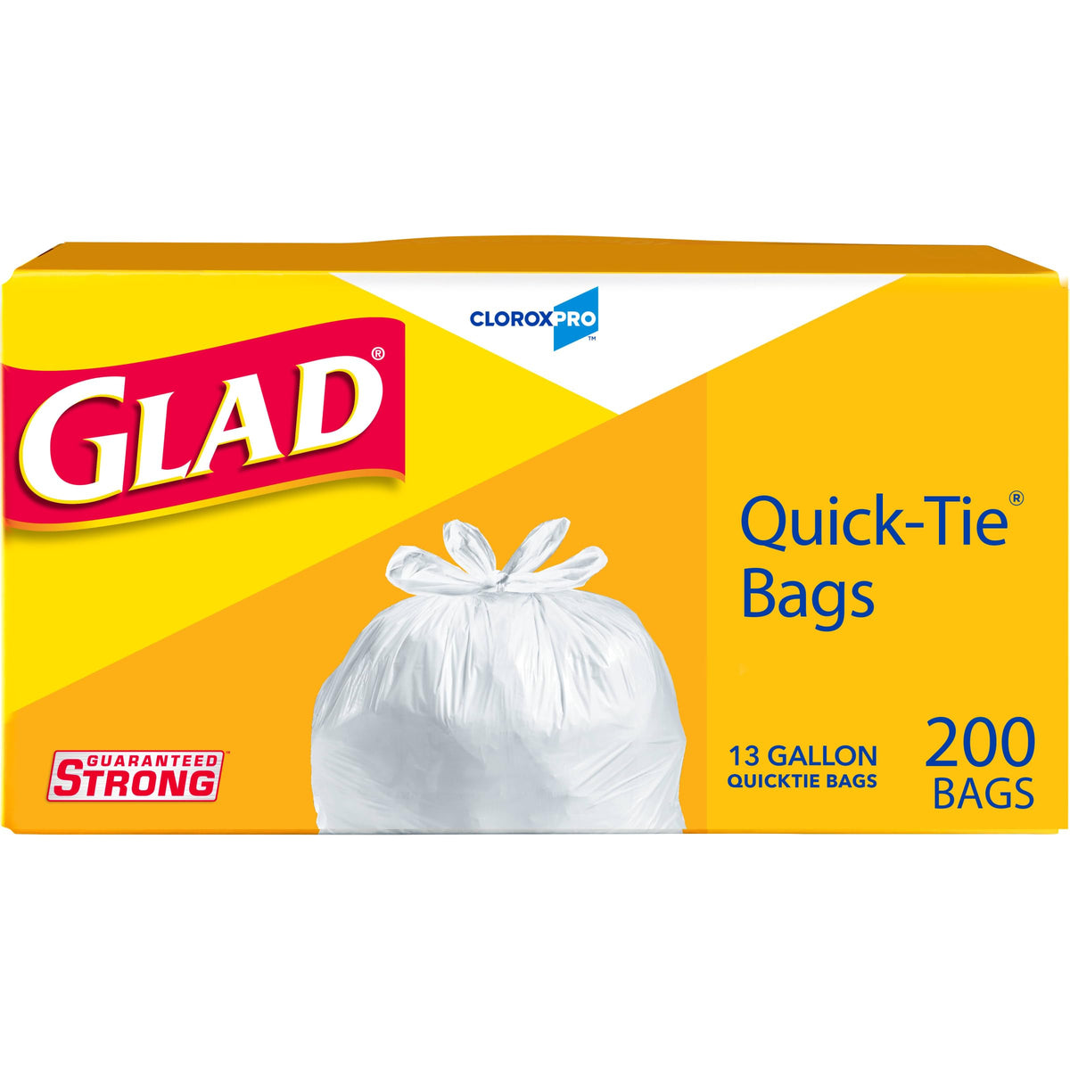 13 Gallon Tall Kitchen Trash Bags, 200 Count K53353