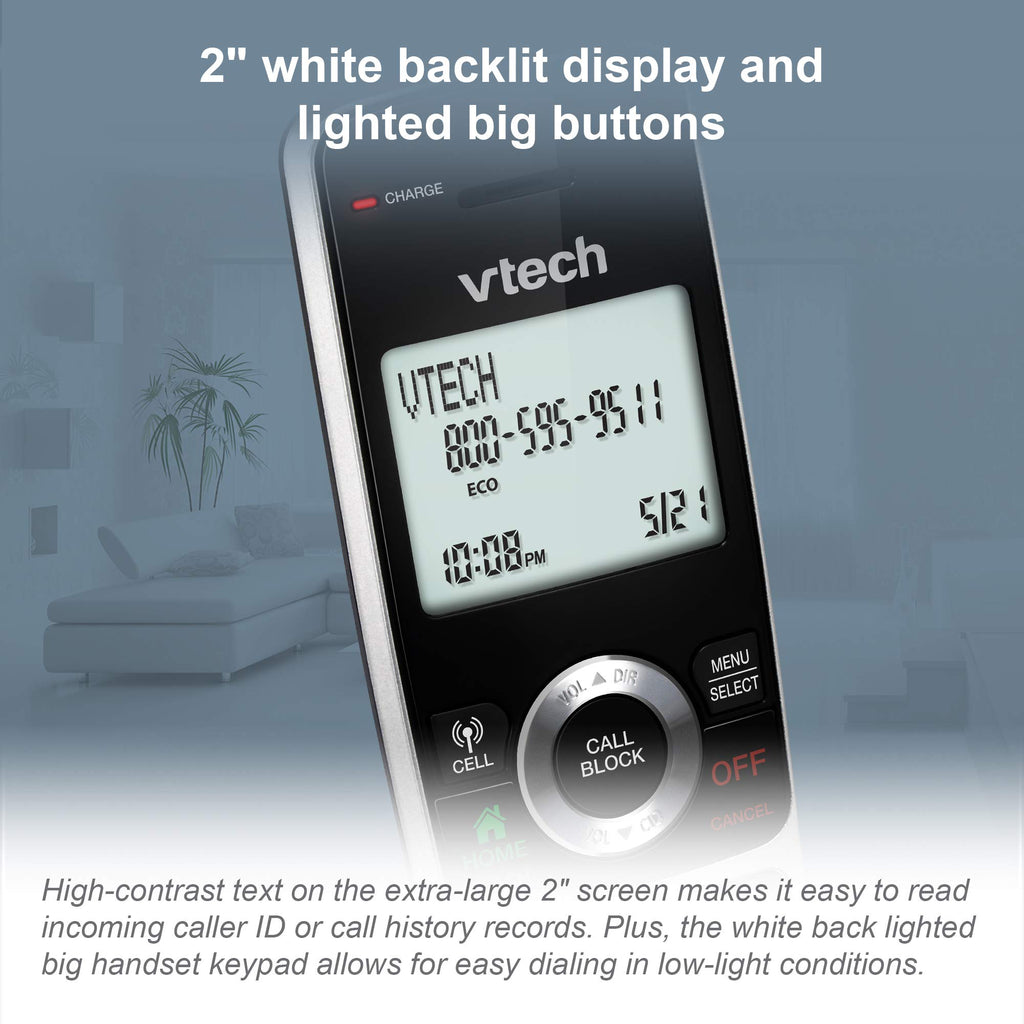 5 Handset Cordless Phone with Answering System N989