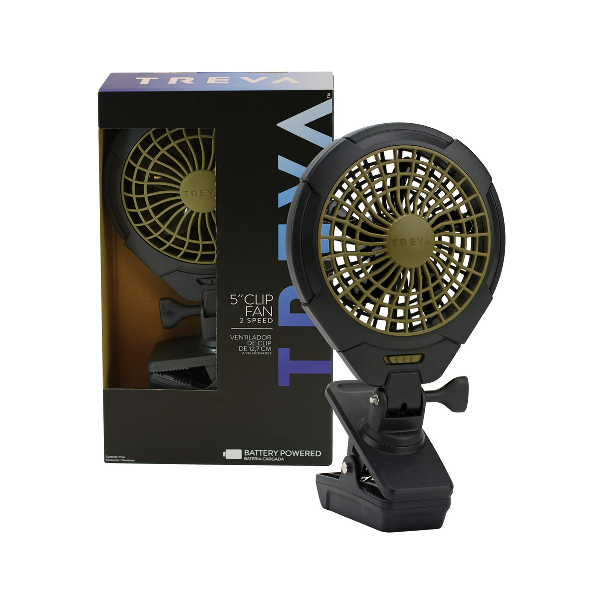 5 in Battery Powered Clip Fan Z9238