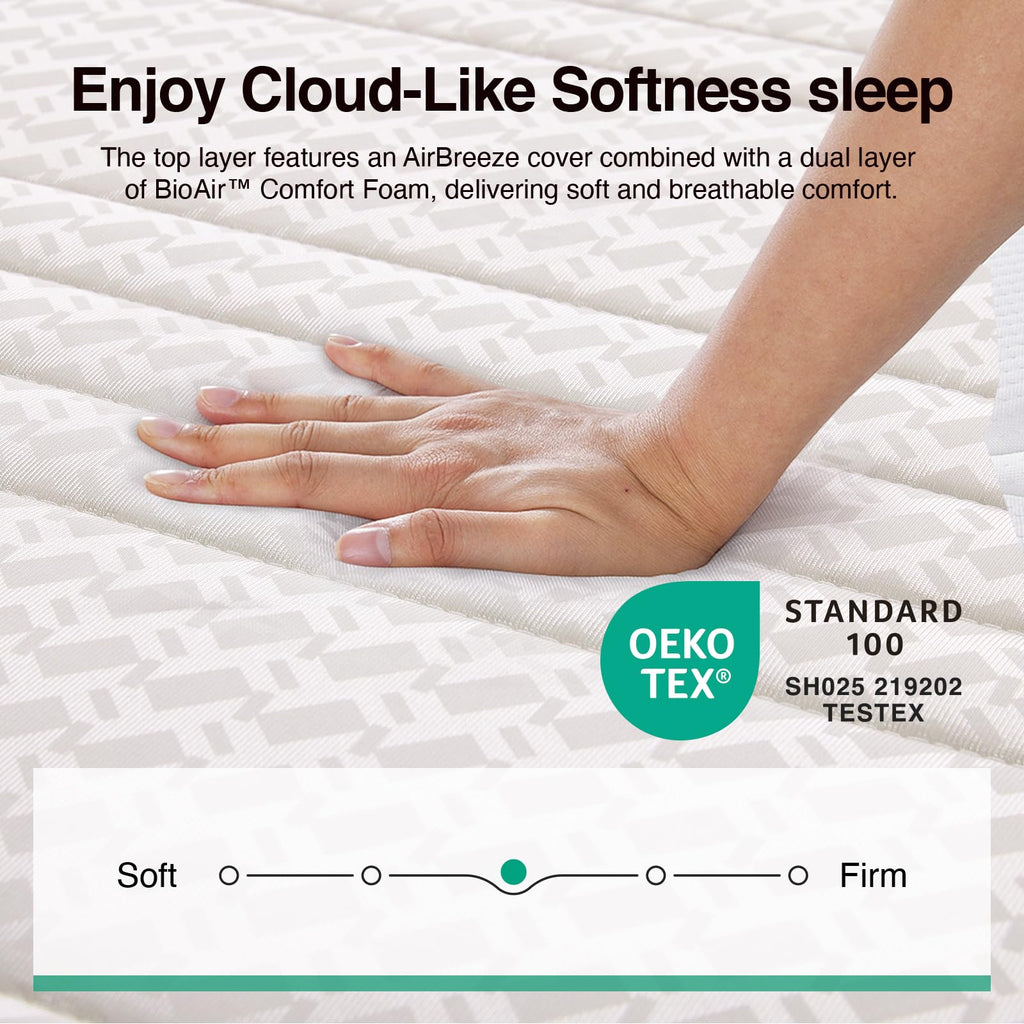 6 Inch Twin Size Hybrid Mattress L156