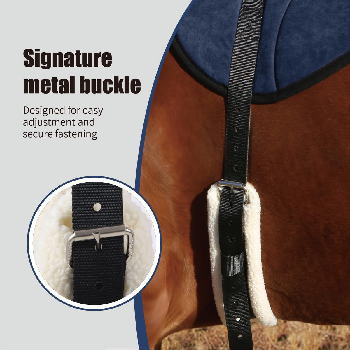 Western Bareback Saddle Pad with Matching Girth W22411