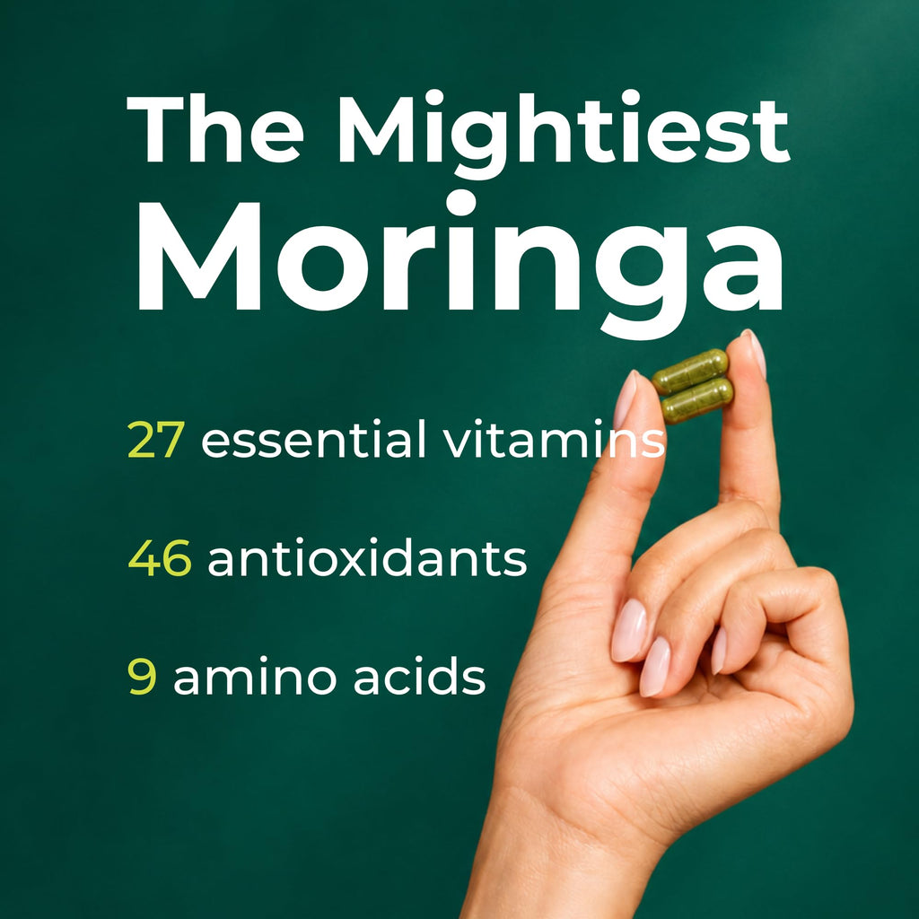 Pure Organic Moringa Leaf Capsules 60ct W273905