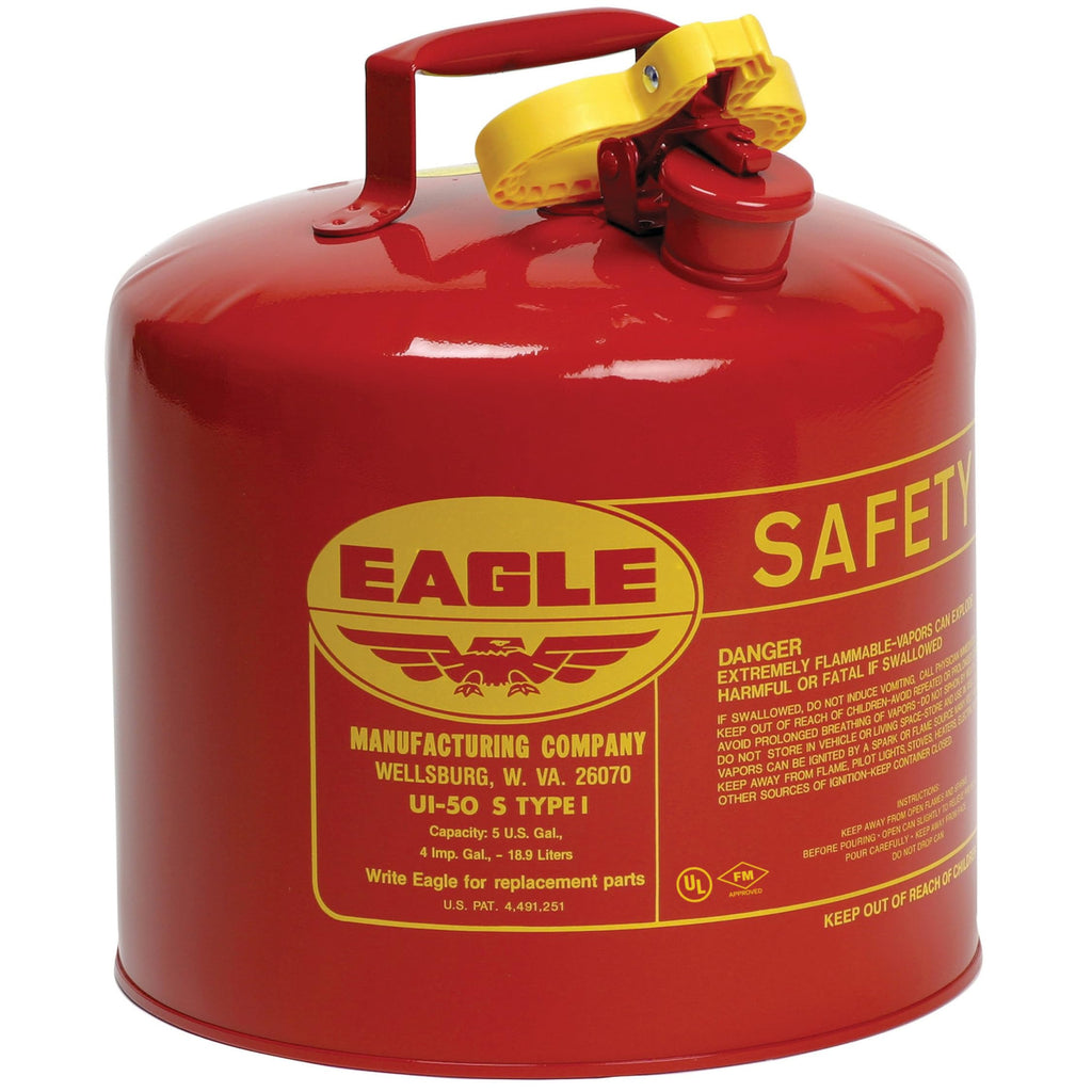 5 Gallon Type I Red Safety Gas Can S25926