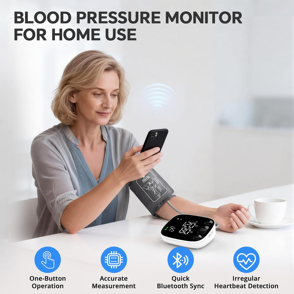 Blood Pressure Monitor Bluetooth Upper Arm G319