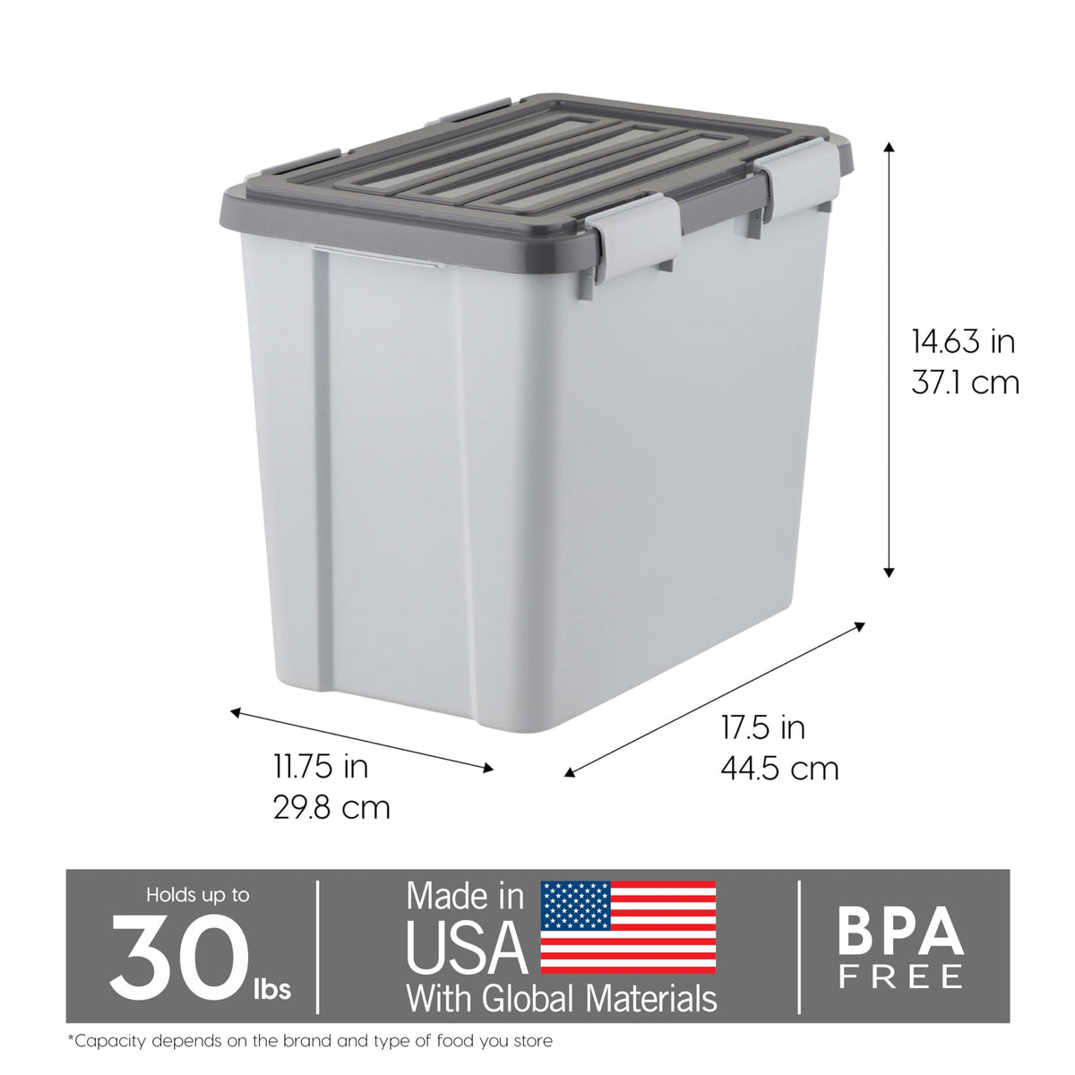 Dog Food Storage Container Up to 30 lbs V4166