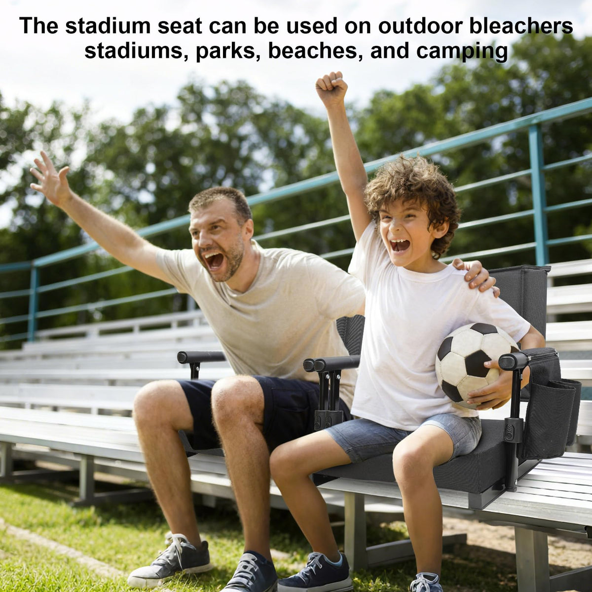 Padded Stadium Seats with Back Support Y240247