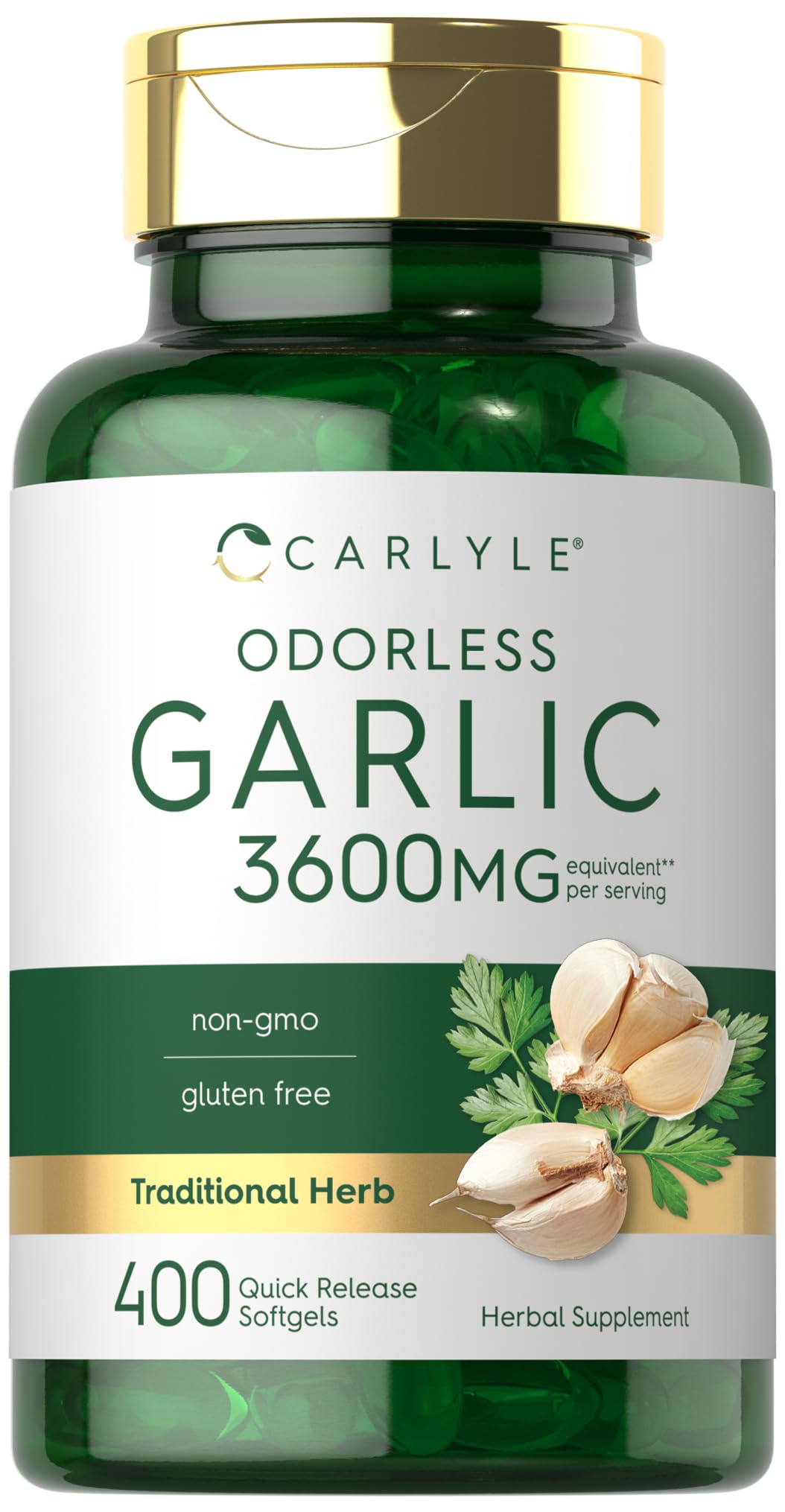 Odorless Garlic Supplement 400 Softgels Z17045