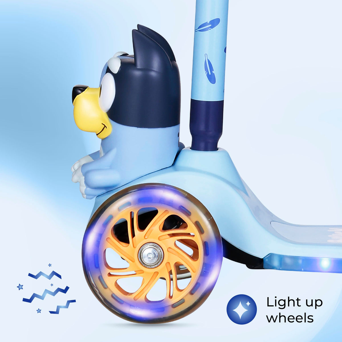 3 Wheel Light Up LED Wheels Kick Scooter B6855