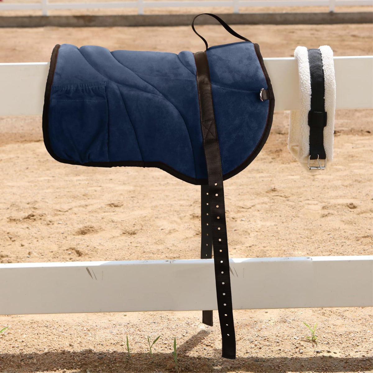 Western Bareback Saddle Pad with Matching Girth W22411