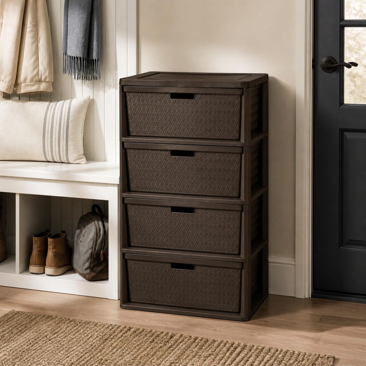 4 Drawer Plastic Storage Organizer S49677