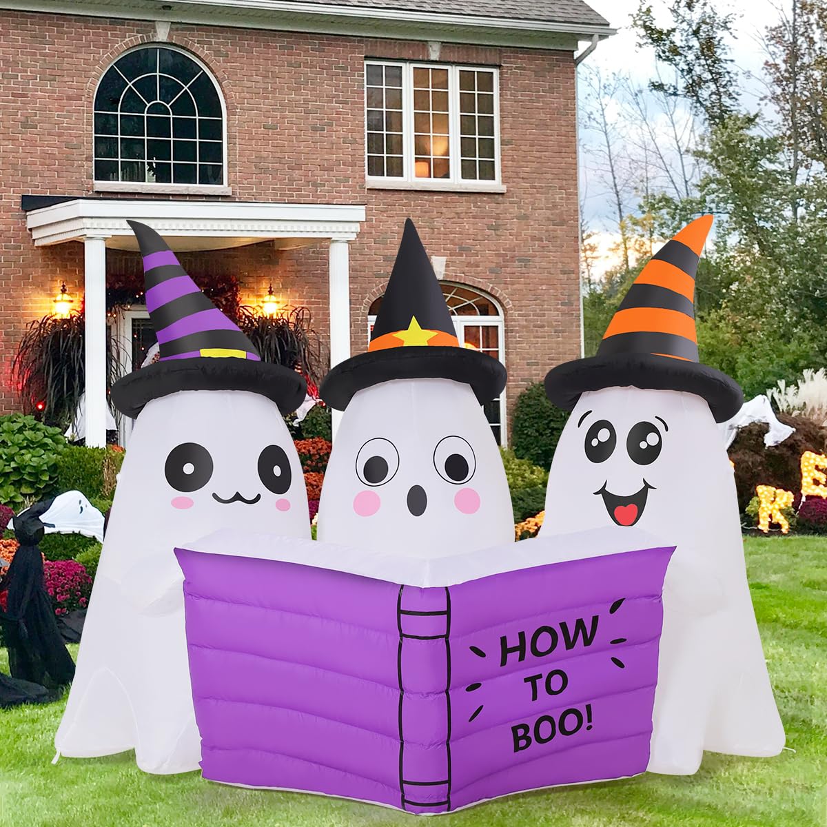 5.2FT Halloween Inflatables Ghost Outdoor Decoration with Built-in LEDs H16655