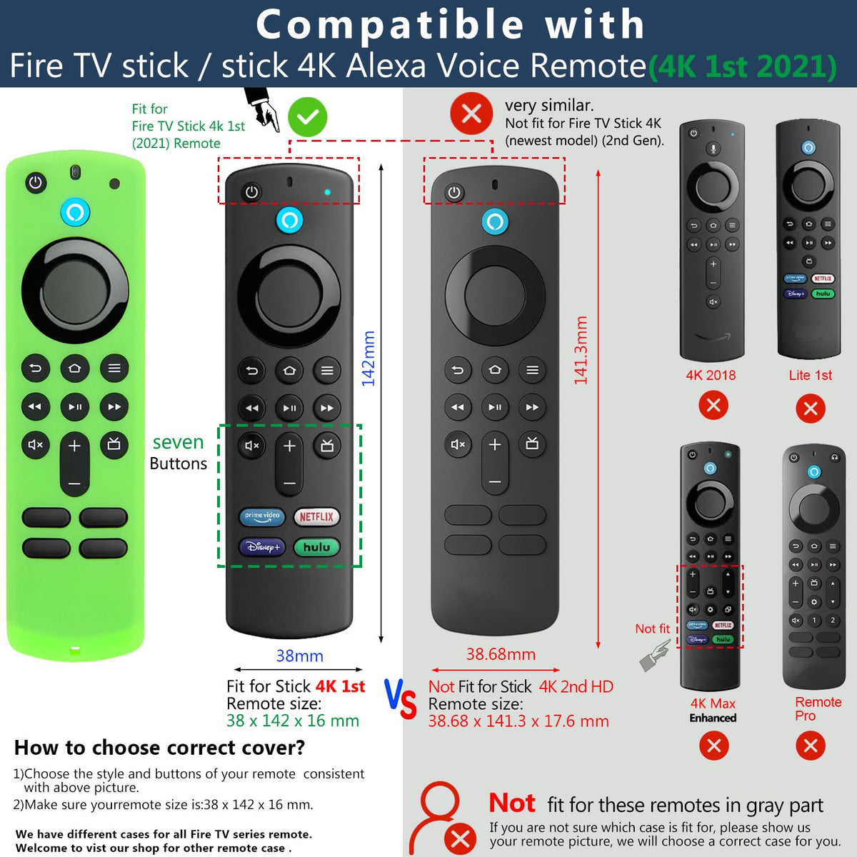 Silicone Remote Cover Case with Wrist Strap Y561353
