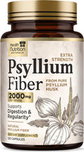 Psyllium Husk Capsules 2000 mg 120 Capsules R5368