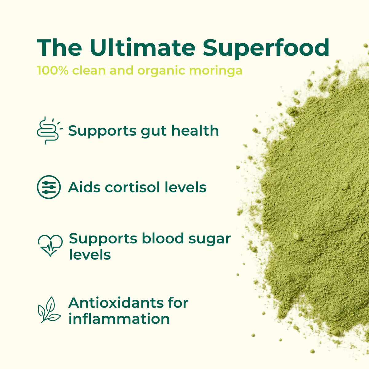 Pure Organic Moringa Leaf Capsules 60ct W273905