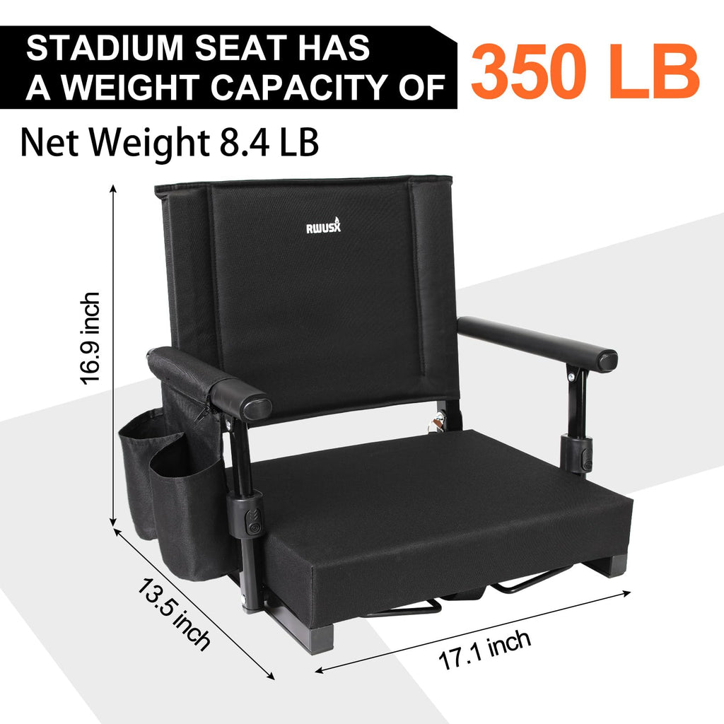 Padded Stadium Seats with Back Support Y240247