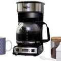 12-Cup Programmable Drip Coffee Maker with Glass Pot U588
