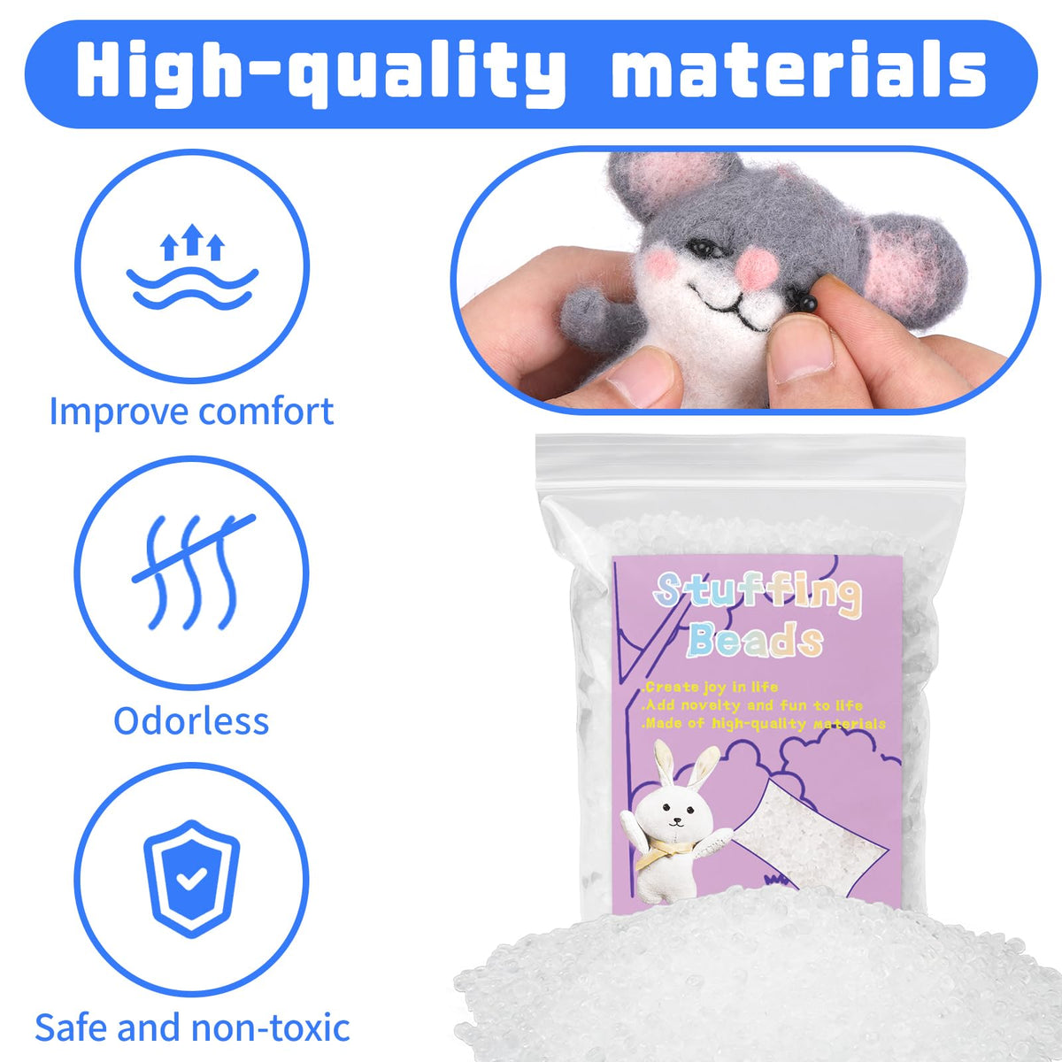 100g Weighted Stuffing Beads I540