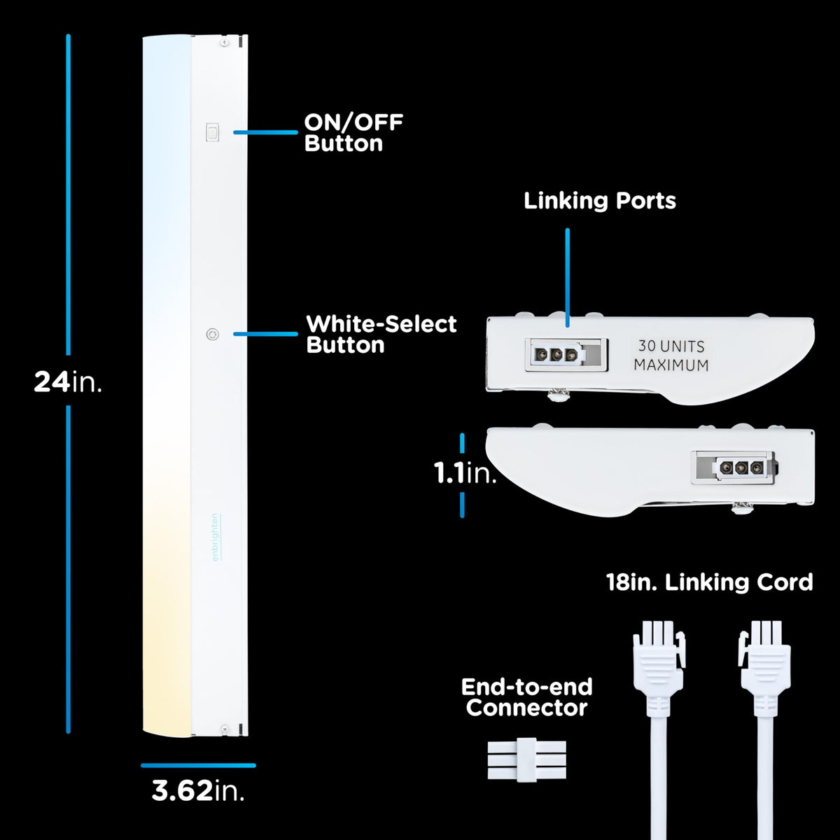 24 Inch Hardwired Under Cabinet Light X97568