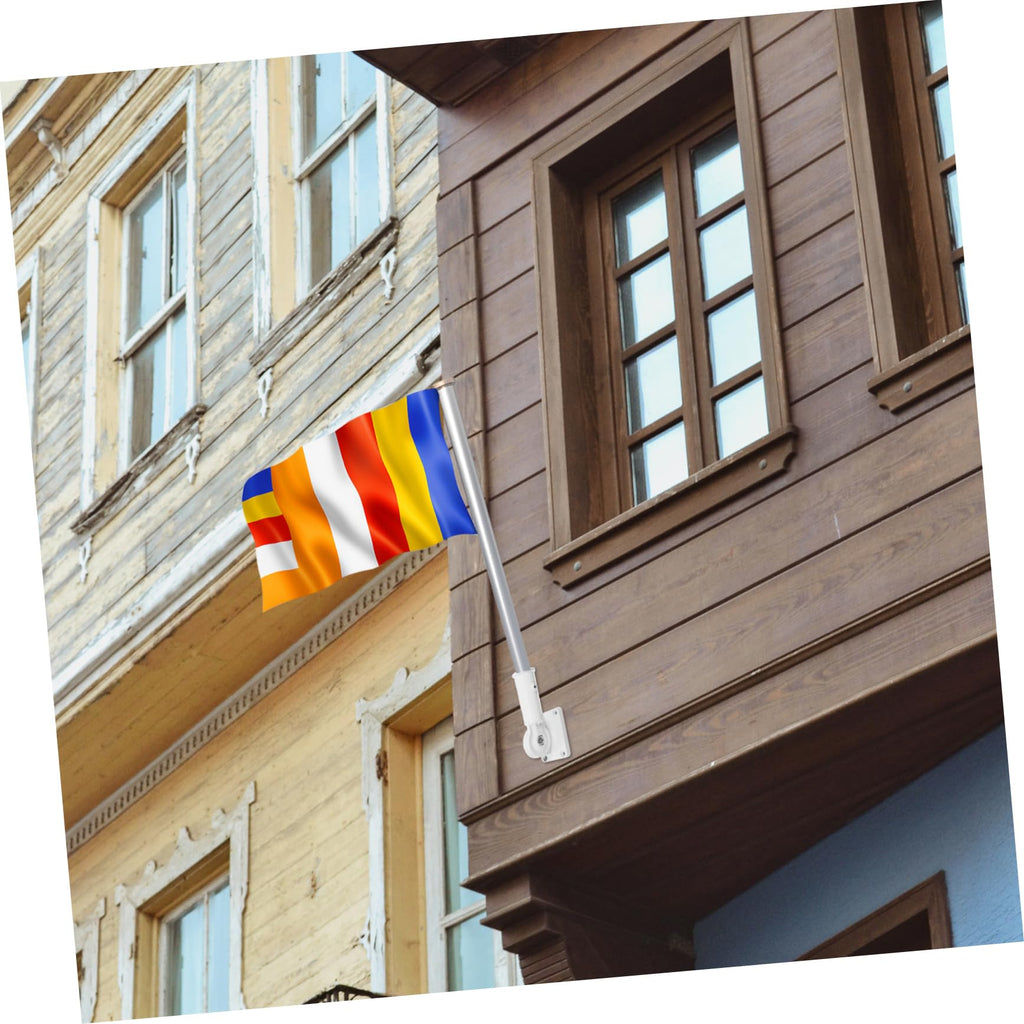 Adjustable Wall-Mounted Flag Pole Mount Bracket K173