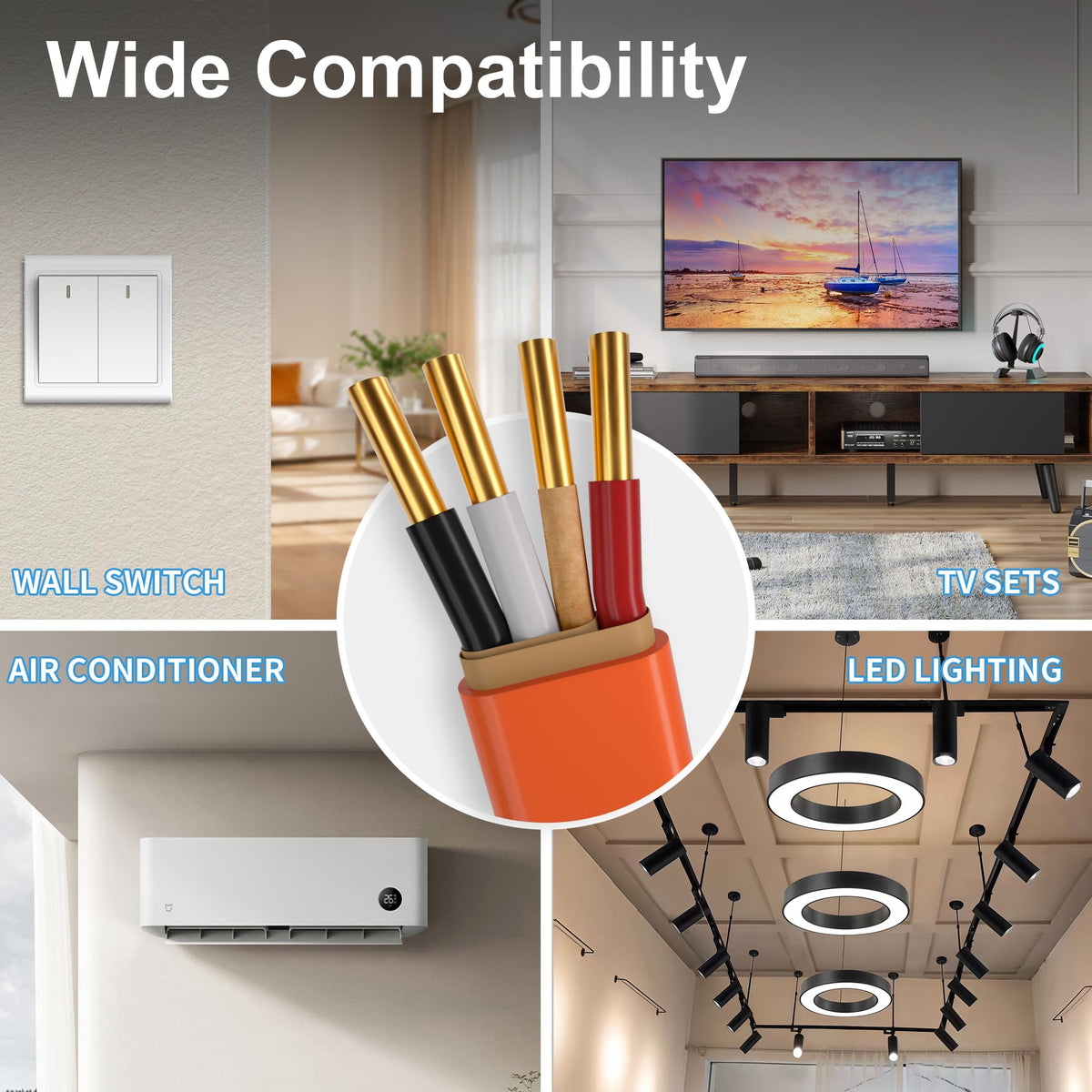 Orange 35FT Non-Metallic Sheathed Cable C589538