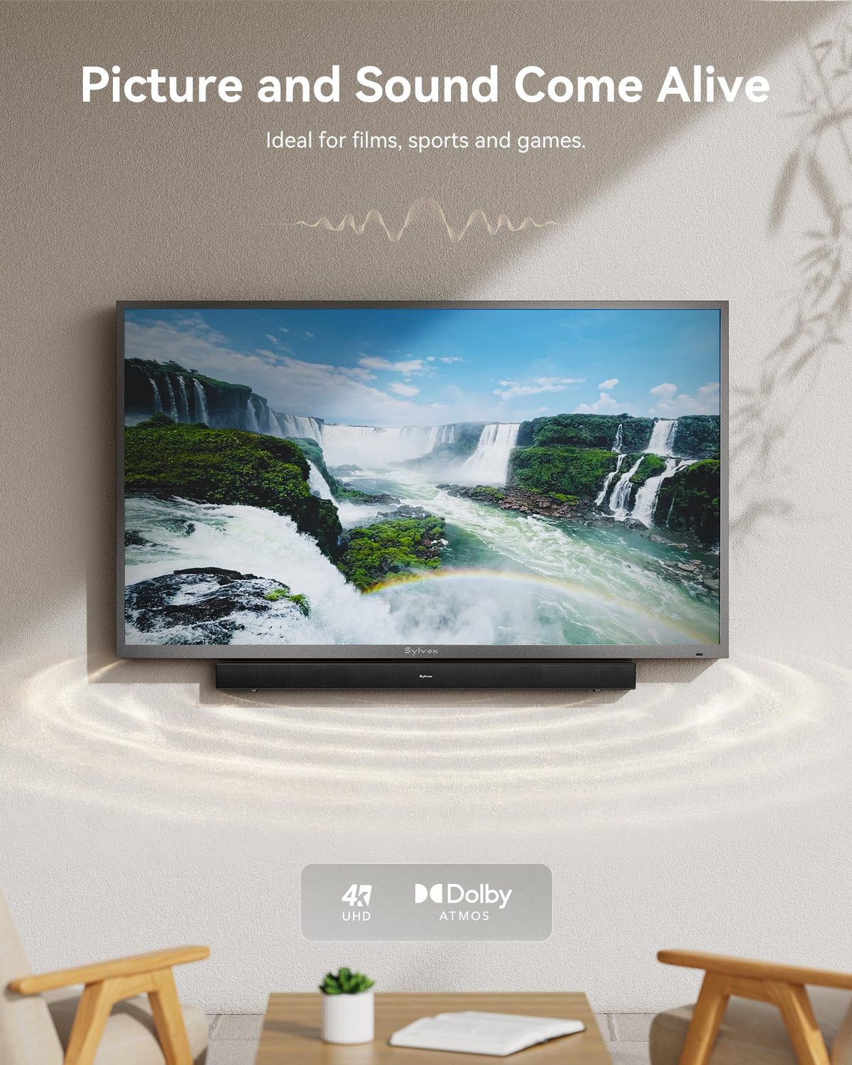 55 inch Smart Waterproof 4K UHD Outdoor TV U129283