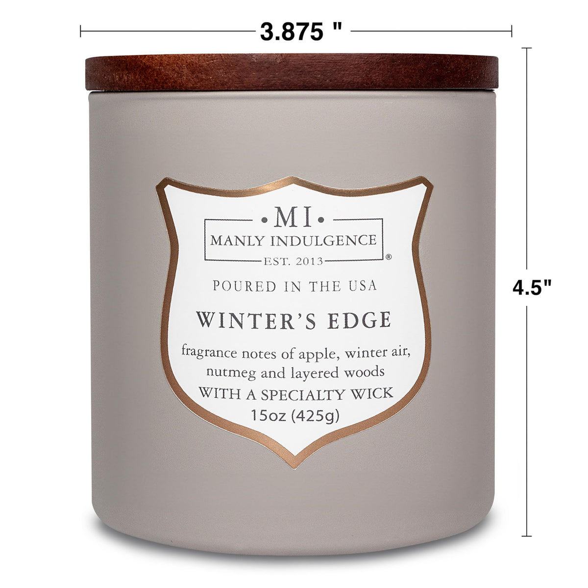 15 oz Wooden Wick Soy Blend Scented Candle Z459006