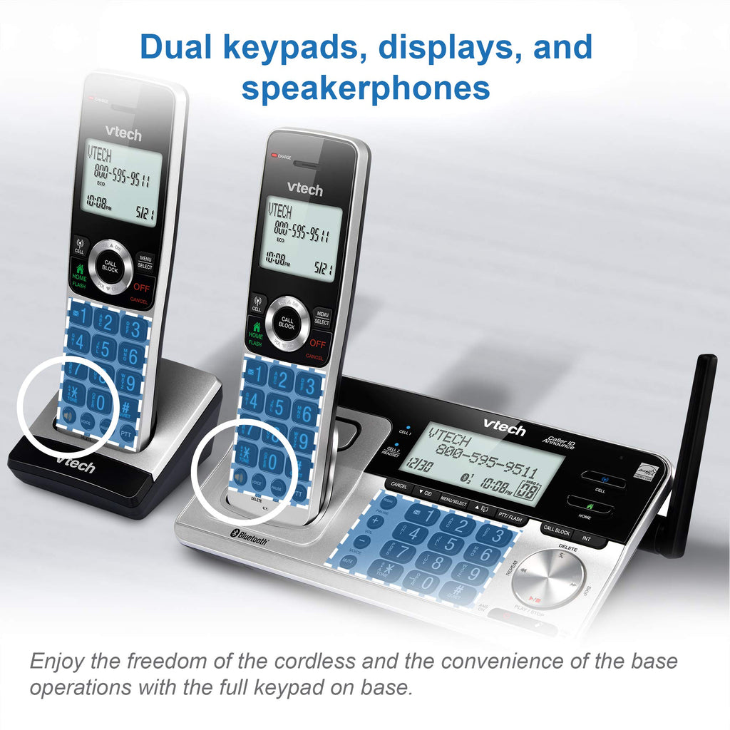 5 Handset Cordless Phone with Answering System N989