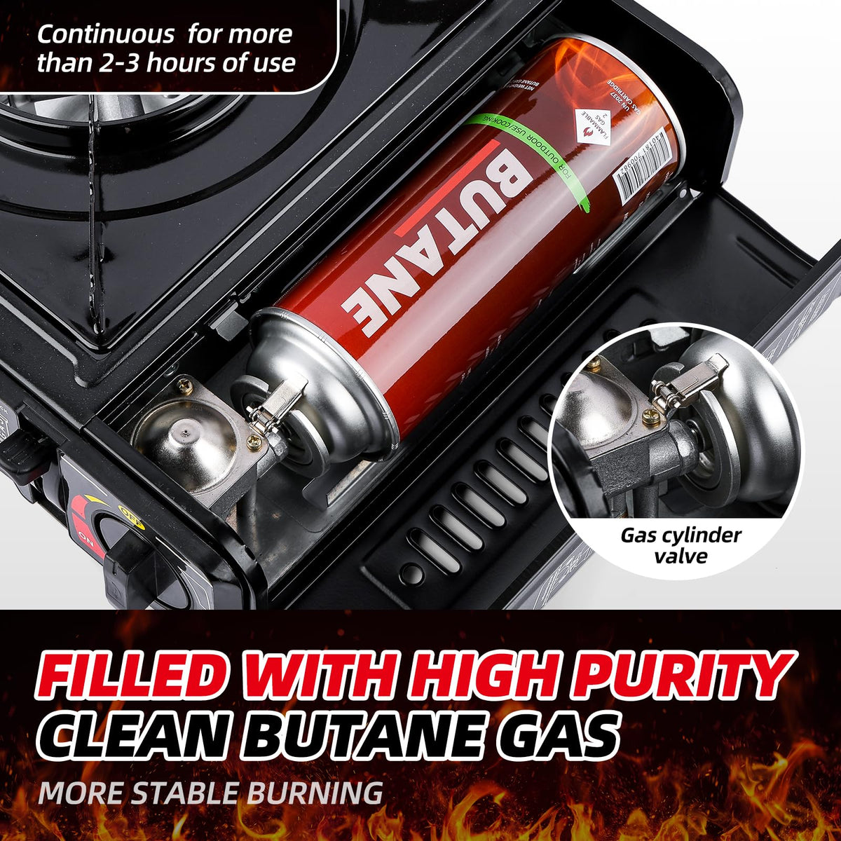 12 Pack 8oz Butane Fuel Cylinders D902