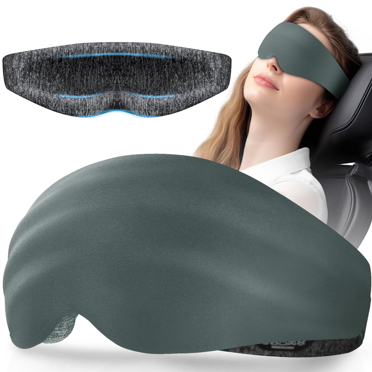 Silk Sleep Mask with Bluetooth Headphones N77617