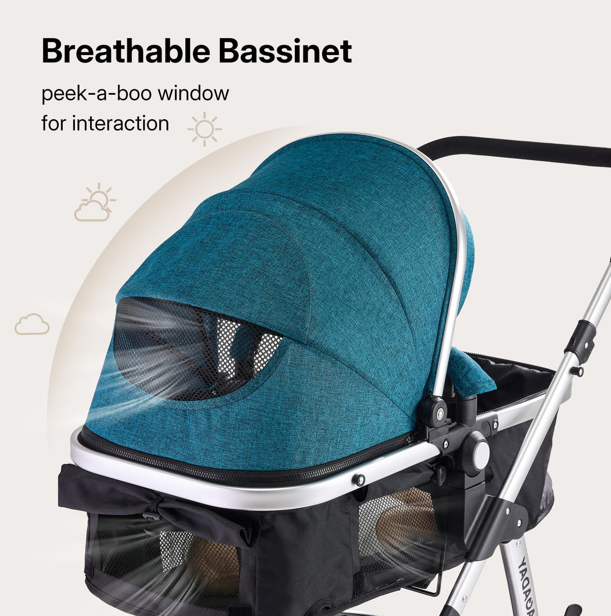 2-in-1 Reversible Baby Stroller G794