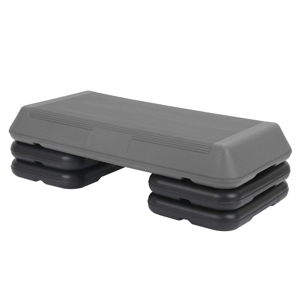 28.5'' Adjustable Exercise Step Platform with 4 Stackable Risers Y2489