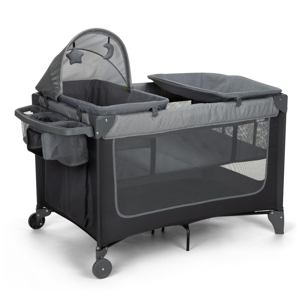 4-in-1 Portable Play Yard with Bassinet and Changer I26203