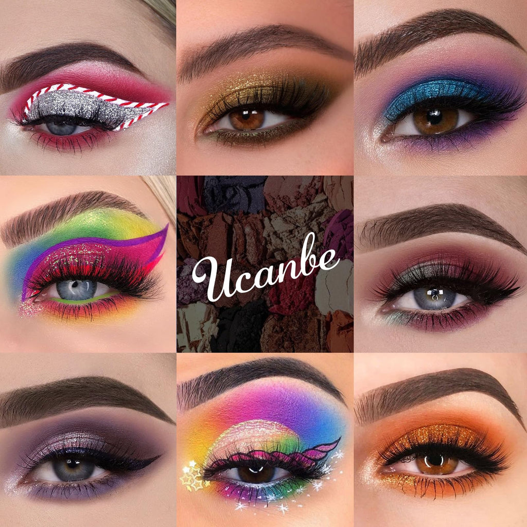86 Colors Eyeshadow Palette with 15pcs Makeup Brushes Set Q413