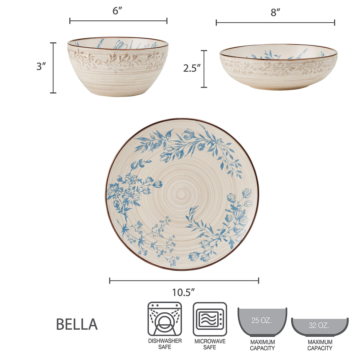 12 Piece Multicolor Dinnerware Set O929591