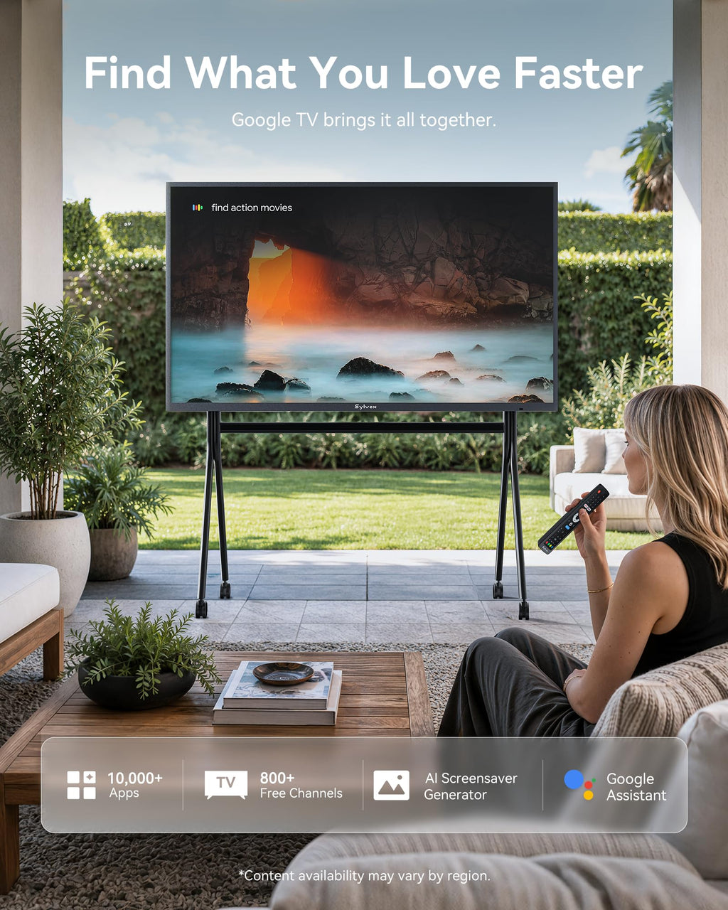 55 inch Smart Waterproof 4K UHD Outdoor TV U129283