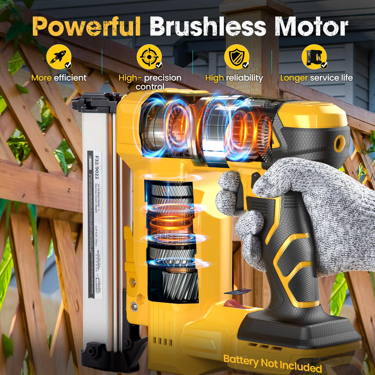 Cordless Brad Nailer H9748