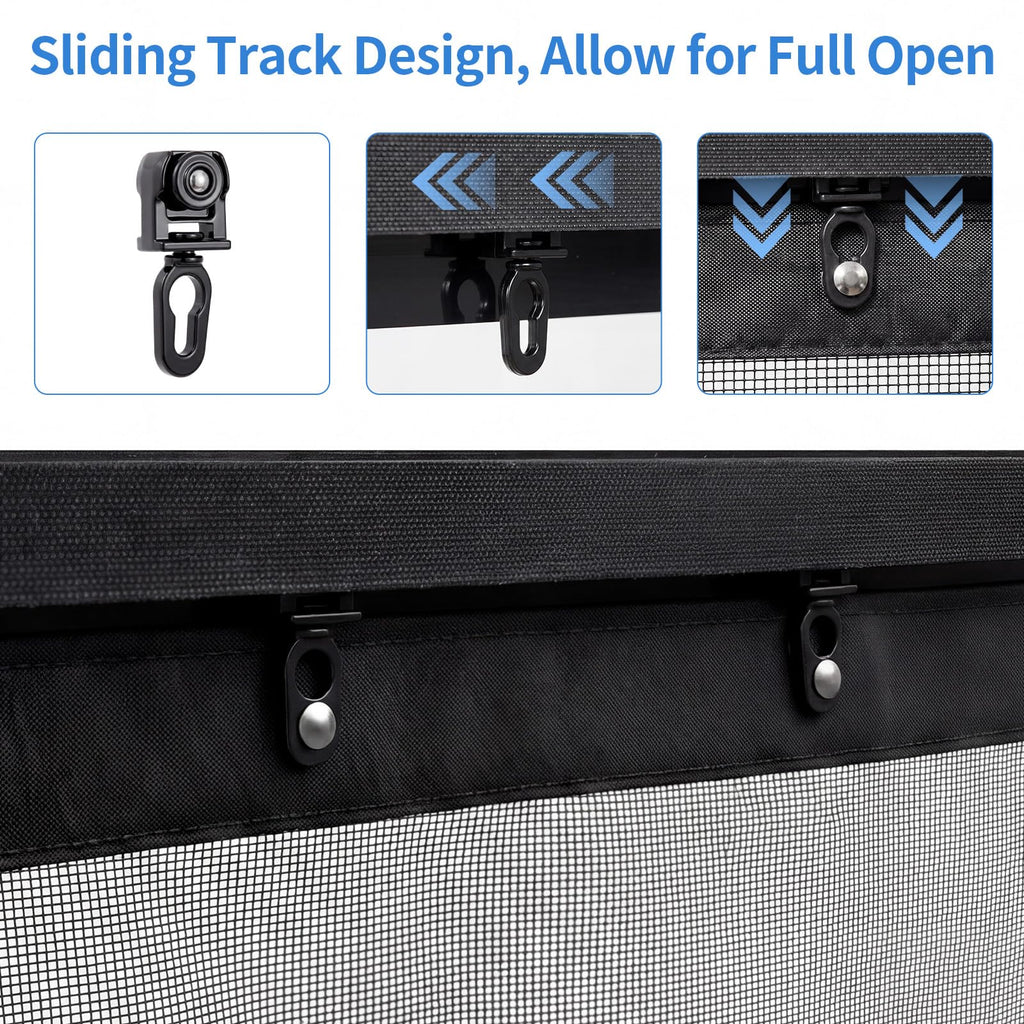 72x80 Inch Retractable Magnetic Screen Door V594331