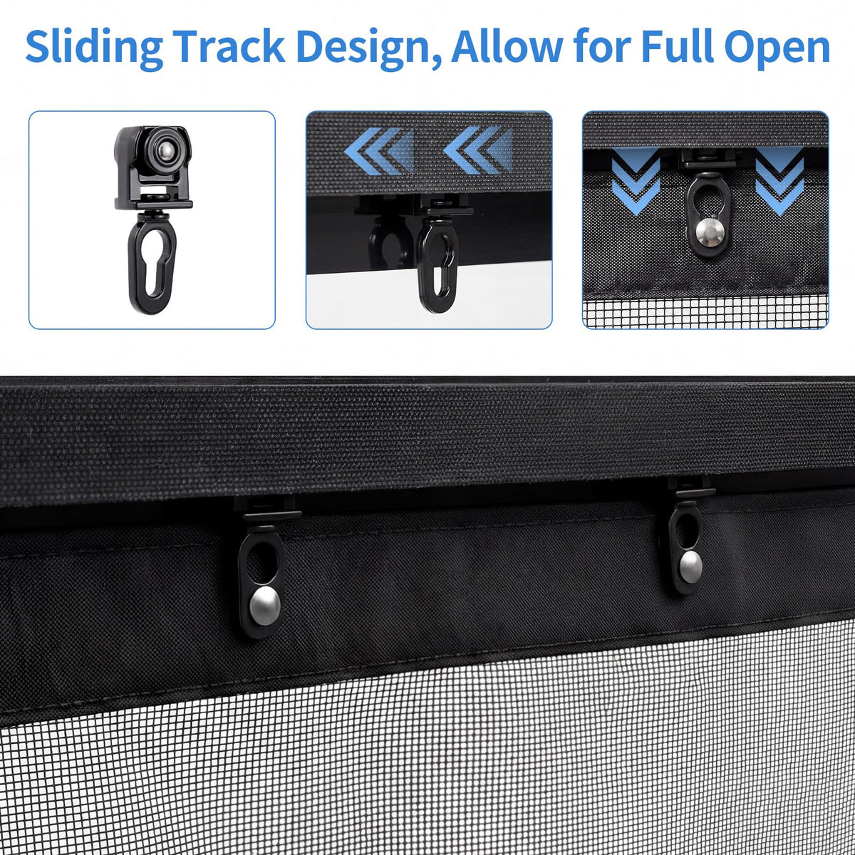 72x80 Inch Retractable Magnetic Screen Door V594331
