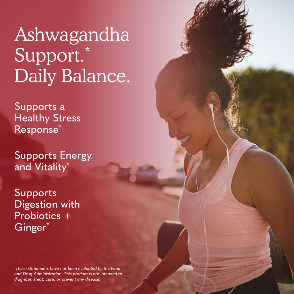 Organic Ashwagandha with Probiotics & Ginger O2040
